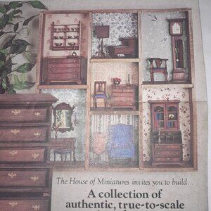 VTG "House of Miniatures" Kits, Lot of 12